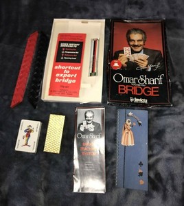 Omar Sharif Teaches You Bridge By Invicta - New in box - Unused - Sealed Cards