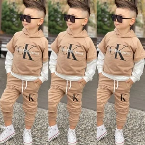 BOYS Calvin Klein TRACKSUIT KIDS HOODED TOP Size4/6/8/10/12 - Picture 1 of 2