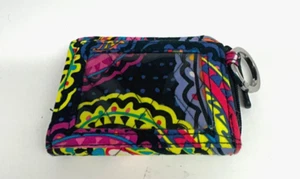 Vera Bradley Twilight Paisly Geldbörse mit Einschubfach vorne - Bild 1 von 4