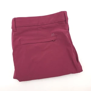 Mizzen Main Shorts Mens 38x 8" Wine HELMSMAN Chino Stretch Performance - Picture 1 of 12