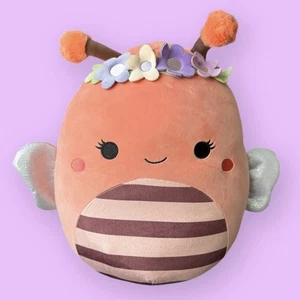 Squishmallows Easter 2025 16 inch Lili the Bee with Flower Crown First To Market - Picture 1 of 6