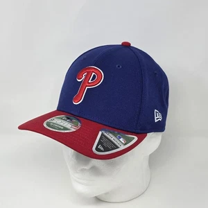 Gorra New Era 9Forty Philadelphia Phillies corona M Snapback MLB azul/rojo para hombre - Imagen 1 de 6