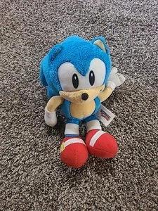 TOMY Classic Sonic Peluche Pollice in su Posa SEGA Figura da Collezione 8" - Foto 1 di 9
