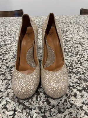 Tacones de salón John Fluevog Attentions Paris - para mujer talla 9 - crema Foto 1 de 4