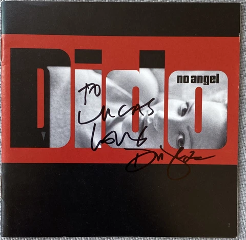 Singer Dido Signed In Person NO ANGEL CD Cover - Authentic Cover