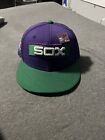 New Era 7 1/4 Green And Purple Big League Chew White Sox Hat