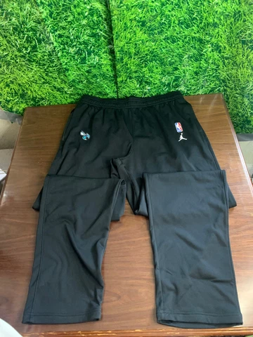 NBA Charlotte Hornets Basketball Sweat Pants W/Pockets Black Size Large Cover