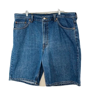 Levis 550 Denim Shorts Men 40 Relaxed Fit Blue All Cotton Casual Work Vacation - Bild 1 von 8