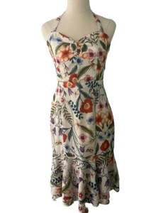 Cooper St Womens Gardenia Vintage Strapless Midi Floral Dress Size 8 - Picture 1 of 17