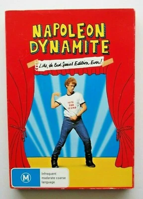 NAPOLEON DYNAMITE 2x DISC DVD MOVIE 'M' Rated - USED in EXCELLENT CONDITION💥 - image 1 of 4