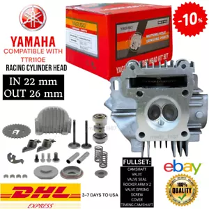 YAMAHA TTR110 110E Racing Cylinder Head Set & Big valve in 22 out 26 mm Full Set - Bild 1 von 8