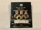 1988 SEOUL USA OLYMIC TEAM MASCOT CARDED PIN PINBACK OFFICIAL LIC PRODUCT