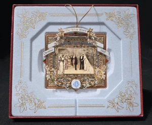 1995 Asociación Histórica de la Casa Blanca adorno de Navidad boda - Imagen 1 de 3