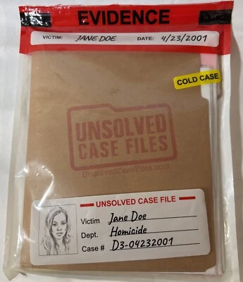 UNSOLVED CASE FILES: Who Killed Jane Doe? - Cold Case Murder Mystery Game *Used - Image 1 of 3