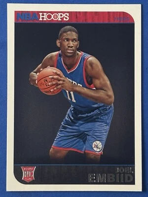 2014-15 Panini NBA Hoops Joel Embiid RC Rookie #263 Philadelphia 76ers - Image 1 of 2