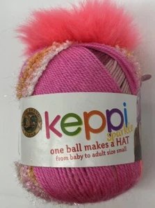 Lion Brand Keppi Sparkle Yarn "Rose Garden" 1 Skein #1385 - Picture 1 of 3
