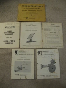 Vintage Jamesway Silo Distributor/Unloader Manuals - Picture 1 of 10