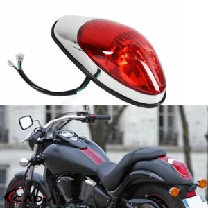 Luz trasera de freno LED roja para Honda Shadow 750 1100 ACE Spirit Kawasaki Vulcan VN - Imagen 1 de 9