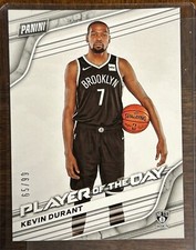 Kevin Durant 2020-21 Panini NBA Player of the Day /99 Nets #4 Legend Future HOF