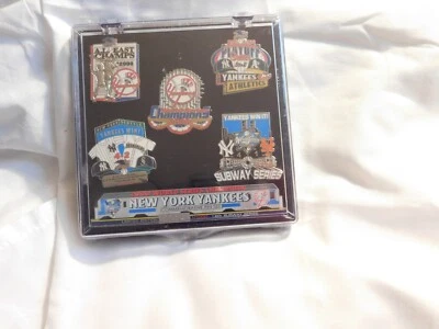 NEW YORK YANKEES WORLD SERIES COMMEMORATIVE PIN SET MLB - Image 1 of 4