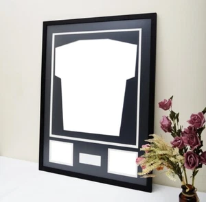 Jersey Display Frame Case Shadow Box - Uv Protection Soccer Football DIY FRAME - Picture 1 of 9