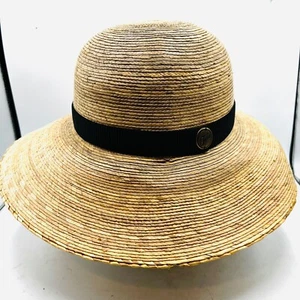 Tula Sun Hat OS Elastic Band inside Blended Material. Tan w Black Band - Picture 1 of 5