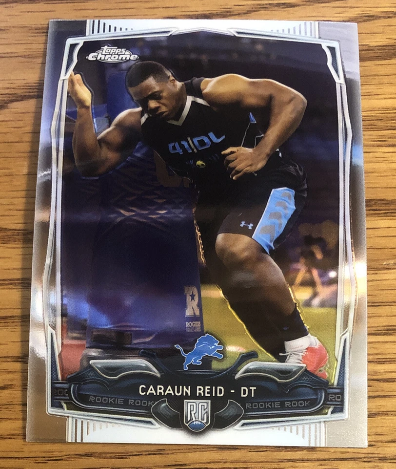 Caraun Reid RC 2014 Topps Chrome Lions Card #215   *6338* - Image 1 of 1