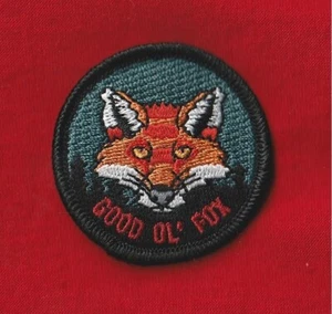 2 Inch FOX Twilight Edition Patrol Patch Wood Badge Course Leader beads NEW MINT - Picture 1 of 2