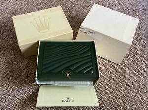 Auténtico Rolex 116231 DateJust oro rosa 2 tonos caja de reloj y caja de papel exterior - Imagen 1 de 9