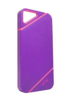Наклонный чехол iFrogz IP5SLT-PP для iPhone 5 — розничная упаковка — фиолетовый/розовый - Изображение 1 из 3