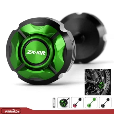 Protector de choque deslizante de horquilla de eje de rueda delantera para Kawasaki Ninja ZX10R 2011-2024 Foto 1 de 4