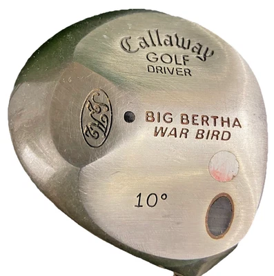 Callaway Big Bertha War Bird Driver 10 S2h2 RH Memphis 10 Steel 43 HC Very Nice - Image 1 of 4