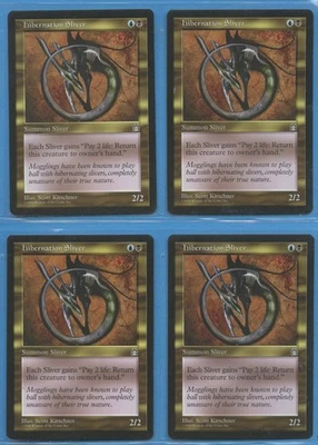 MTG: Stronghold: Hibernation Sliver: PLAYSET of 4 - Image 1 of 2