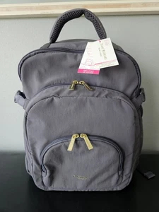 Isaac Mizrahi NY Backpack Viral TikTok. Holds Stanley Cup in Outside Pocket Gray - Picture 1 of 15