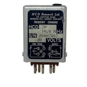 10.0Mhz Frequency Standard Crystal Oscillator HCD70 HCD Research - Picture 1 of 1