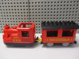 LEGO Duplo Eisenbahn Push & Go E-Lok mit Waggon Lokomotive Zug - Bild 1 von 6