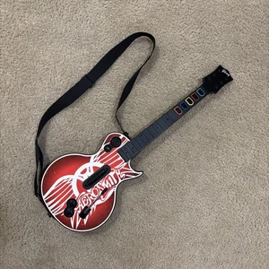 Guitar Hero Aerosmith Les Paul Wireless Guitar Controller PS3 RedOctane Untested - Picture 1 of 6