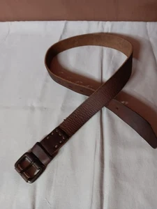 Bloomingdales's Boys Children's Brown Leather Belt 32" Buckle To Tip - Picture 1 of 6