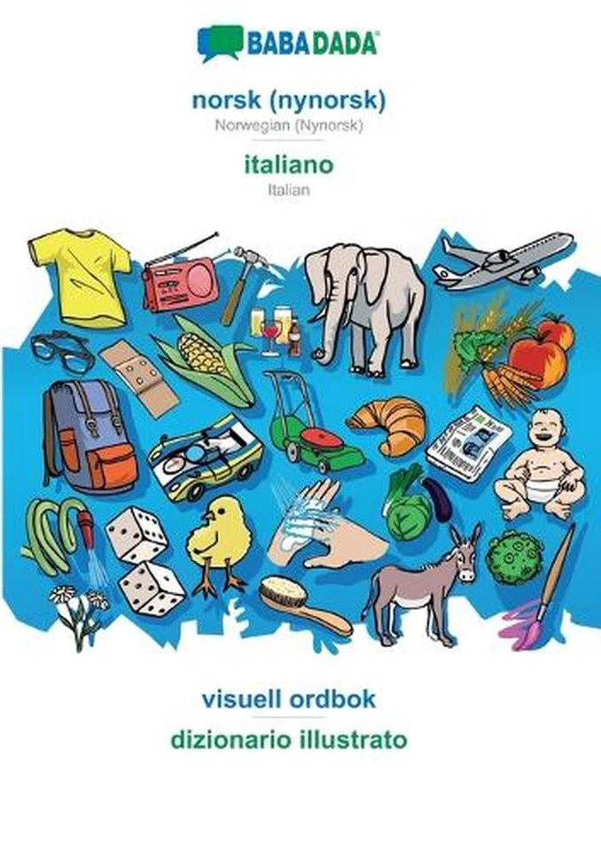 norsk (nynorsk) - italiano, visuell ordbok: BABADADA Norwegian (Nynorsk) - Itali - Image 1 of 1