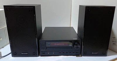 Sharp XL-HF102B 22W Hi-Fi Component System CD Player With Speakers ( No Remote). - Image 1 of 4