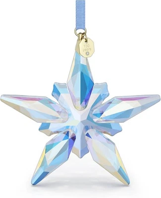 Iridescent Crystal Star Ornament 2025 Anniversary Edition Luxury Holiday Decor - Image 1 of 4