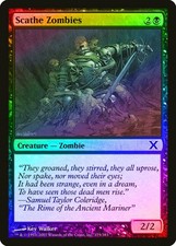 Scathe Zombies FOIL 10th Edition PLD Black Common MAGIC MTG CARD ABUGames