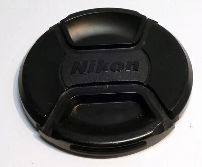 Nikon 72mm lens front cap (all black)  used - Image 1 of 4