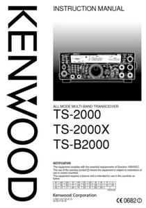 Najwyższa jakość ~ Instrukcja obsługi KENWOOD TS 2000 - Zdjęcie 1 z 1