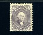 Znaczki USA nieużywane VF-XF US 1861 Washington Scott 70c OG MH rzadkie + Cert SCV 35 000 $