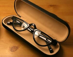 Reading Glasses With Glasses Case Vintage Half-moon Spring Hinge/ Colorful Specs