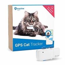 Tractive GPS Tracker for Cats, unlimited Range, Activity Monitor, Waterproof