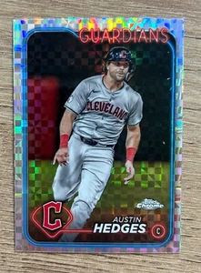 2024 Topps Chrome Update Series - X-Fractor #USC123 Austin Hedges - Picture 1 of 2