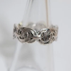 CHANEL Ring US #6.5 international #52 DoubleC Jewelry Accessories 00T FRANCE - Picture 1 of 10