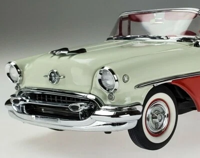 Olds Classic Built Metal Body Model 1 Hot Rod Race Car Carousel RED 12 442 18 - Image 1 of 4